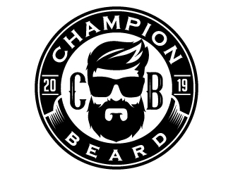 Champion Beard  logo design by jaize
