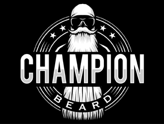Champion Beard  logo design by MAXR