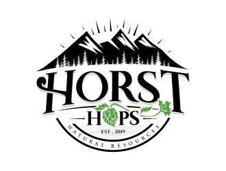 Horst Hops logo design by sanworks