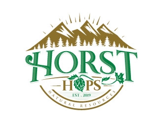 Horst Hops logo design by sanworks