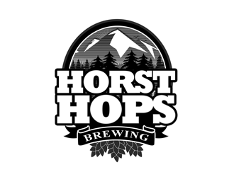 Horst Hops logo design by kunejo