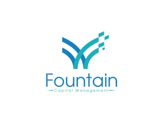 Fountain Capital Management logo design by sanworks