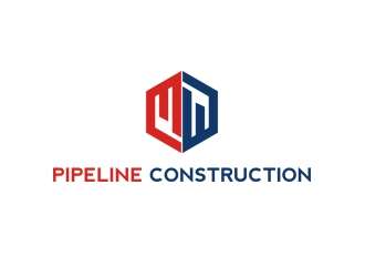 M.W. Pipeline Construction  logo design by Kebrra
