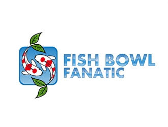 fish bowl fanatics logo design by rahmatillah11