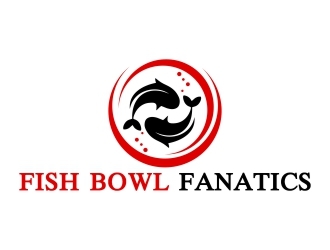 fish bowl fanatics logo design by Webphixo