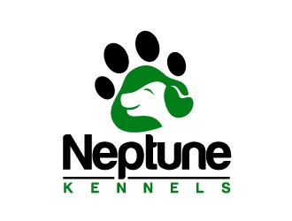 Neptune Kennels  logo design by Dawnxisoul393