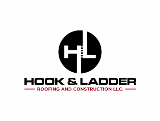 Hook & Ladder Roofing and Construction LLC. logo design by santrie