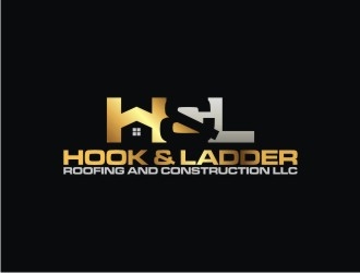 Hook & Ladder Roofing and Construction LLC. logo design by agil