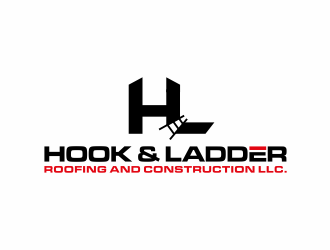 Hook & Ladder Roofing and Construction LLC. logo design by santrie