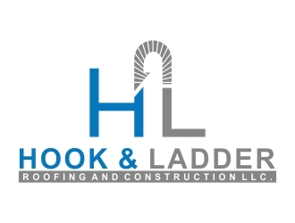 Hook & Ladder Roofing and Construction LLC. logo design by Webphixo