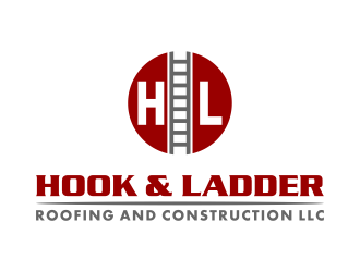 Hook & Ladder Roofing and Construction LLC. logo design by cintoko