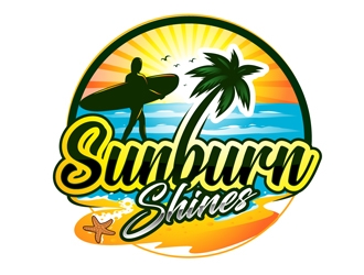 Sunburn Shines logo design by DreamLogoDesign