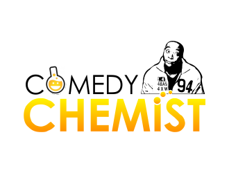 Comedy Chemist logo design by ROSHTEIN