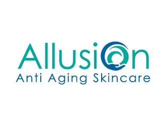 Allusion Anti Aging Skincare logo design by createdesigns
