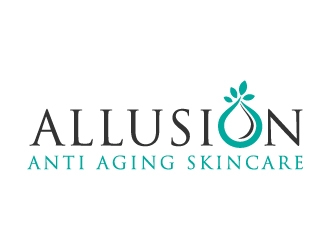 Allusion Anti Aging Skincare logo design by createdesigns