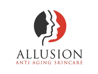 Allusion Anti Aging Skincare logo design by createdesigns