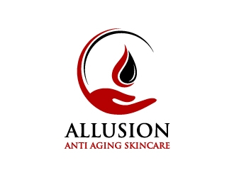 Allusion Anti Aging Skincare logo design by Creativeminds