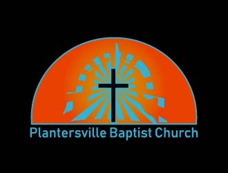 Plantersville Baptist Church logo design by bulatITA