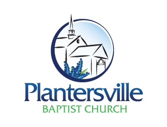 Plantersville Baptist Church logo design by moomoo