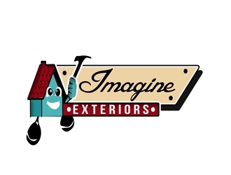 Imagine Exteriors   logo design by bougalla005