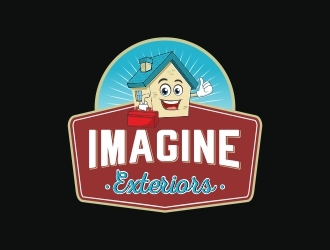 Imagine Exteriors   logo design by stayhumble