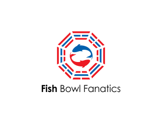 fish bowl fanatics logo design by ROSHTEIN
