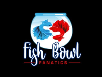 fish bowl fanatics logo design by frontrunner