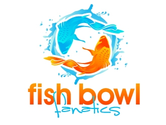 fish bowl fanatics logo design by desynergy