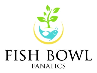 fish bowl fanatics logo design by jetzu