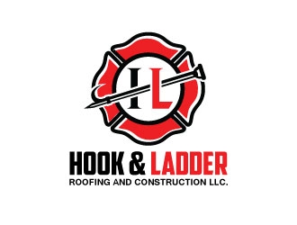 Hook & Ladder Roofing and Construction LLC. logo design by sanworks
