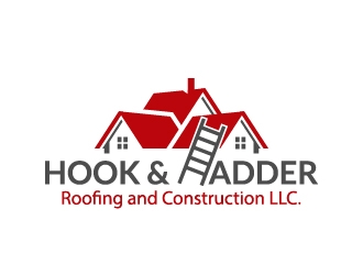 Hook & Ladder Roofing and Construction LLC. logo design by Anizonestudio