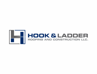 Hook & Ladder Roofing and Construction LLC. logo design by mutafailan