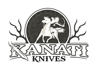 Kanati Knives logo design by frontrunner
