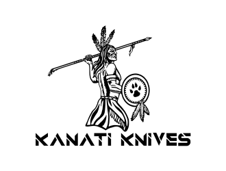 Kanati Knives logo design by ROSHTEIN