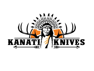 Kanati Knives logo design by DreamLogoDesign