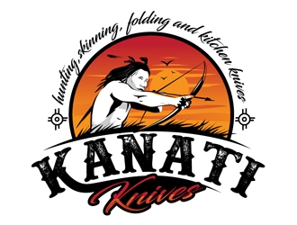 Kanati Knives logo design by DreamLogoDesign
