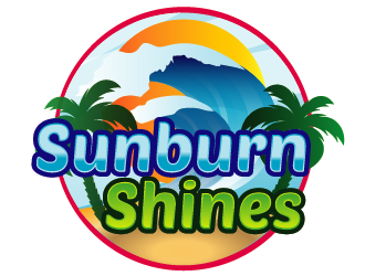 Sunburn Shines logo design by axel182