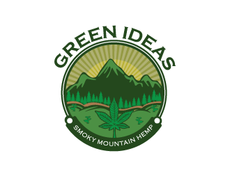 Green Ideas logo design by keptgoing