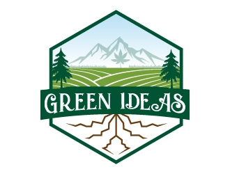 Green Ideas logo design by MUSANG