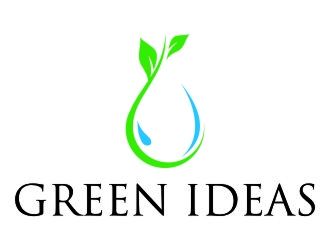 Green Ideas logo design by jetzu