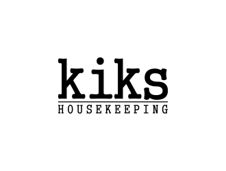 Kiks Housekeeping logo design by deddy