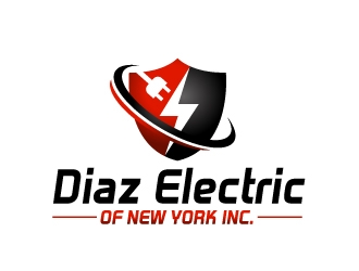 Diaz Electric of New York Inc. logo design by Dawnxisoul393