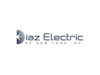 Diaz Electric of New York Inc. logo design by Suvendu