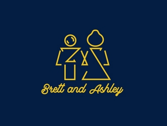 Brett and Ashley  logo design by rahmatillah11