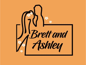 Brett and Ashley  logo design by Suvendu