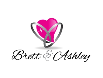 Brett and Ashley  logo design by Dawnxisoul393