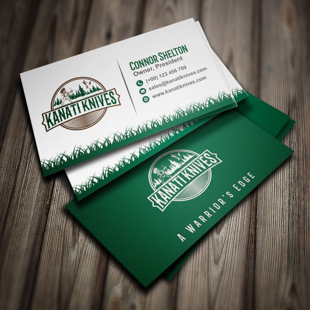 Kanati Knives logo design by Kindo