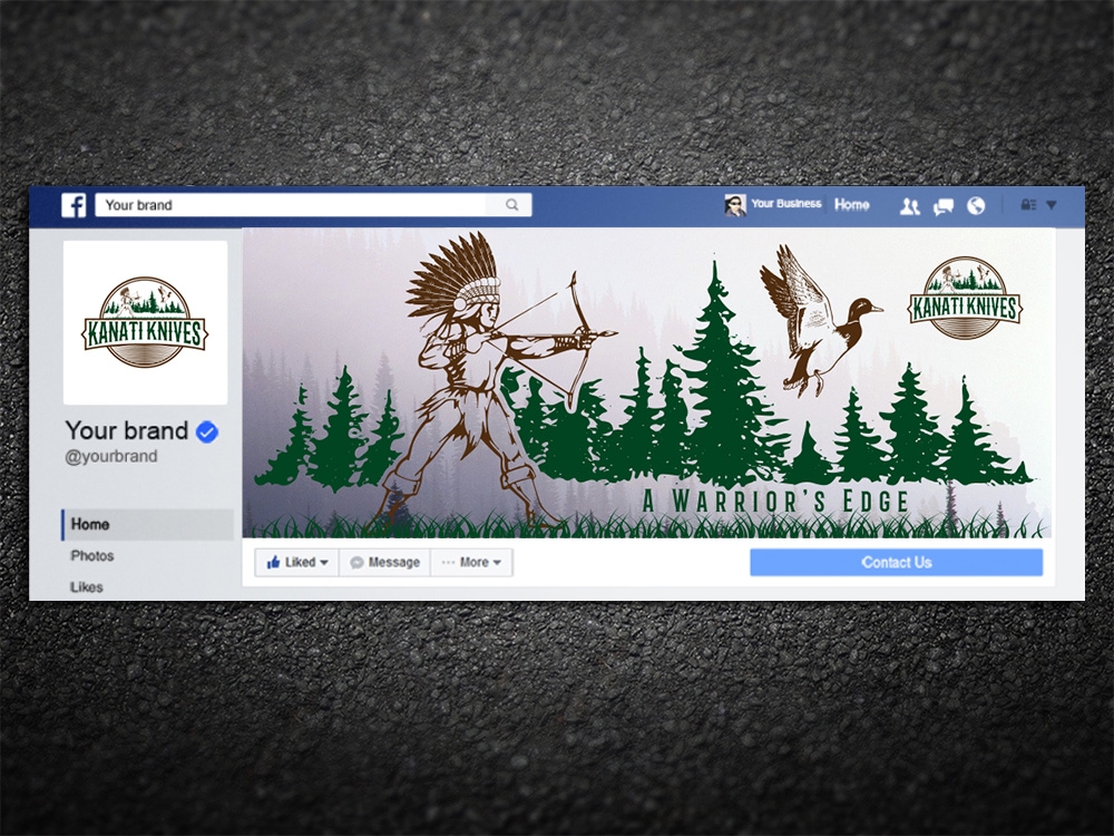 Kanati Knives logo design by Kindo