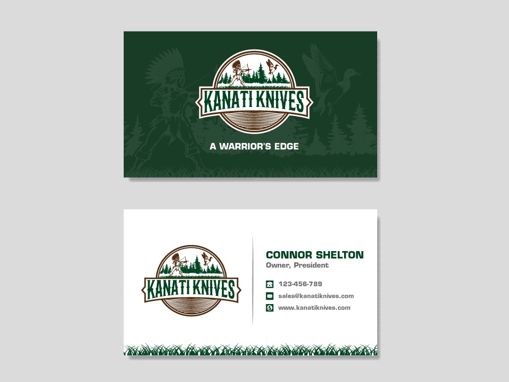 Kanati Knives logo design by labo