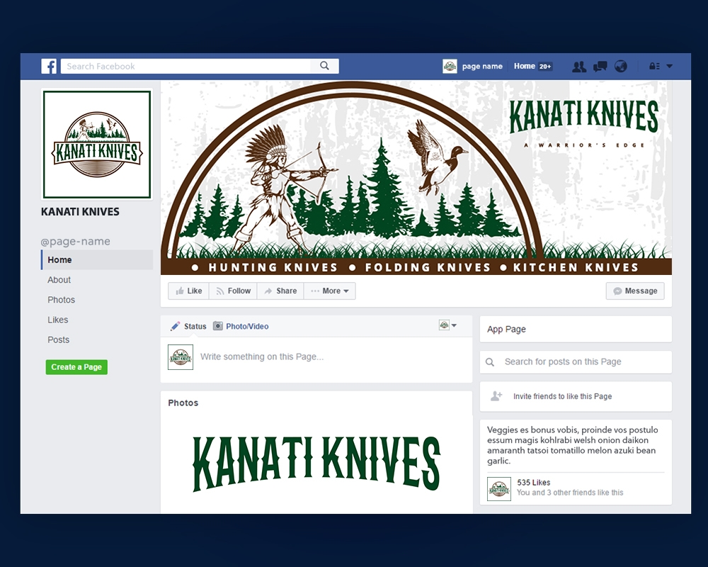 Kanati Knives logo design by MastersDesigns